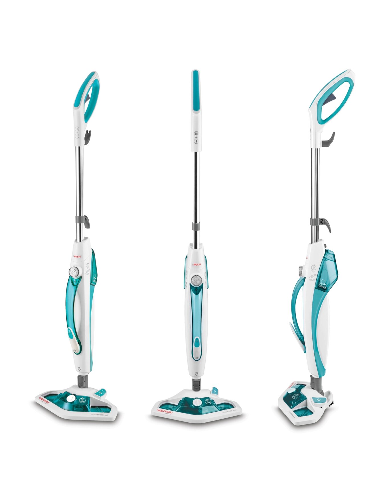 Polti | Steam mop | PTEU0282 Vaporetto SV450_Double | Steam mop and handheld steam cleaner | 1500 W | Operating radius 7.5 m | White 8