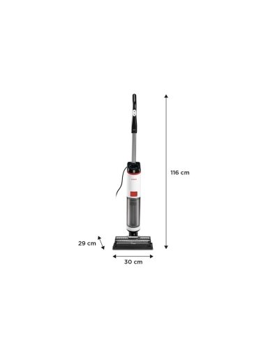 Polti Corded Steam Cleaner | RollySteam WD10 | Power 750 W | Water tank capacity 0.6 L | White/Black
