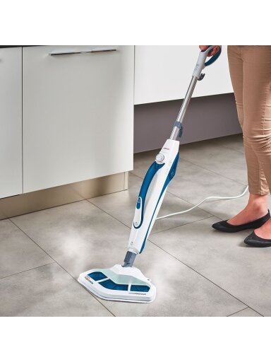 Polti | Steam mop | PTEU0296 Vaporetto SV460 Double | Power 1500 W | Steam pressure Not Applicable bar | Water tank capacity 0.3 L | White/Blue