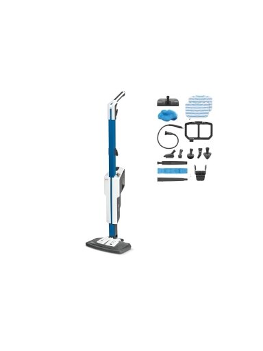 Polti | Steam mop with integrated portable cleaner | PTEU0305 Vaporetto SV620 Style 2-in-1 | Power 1500 W | Steam pressure Not Applicable bar | Water tank capacity 0.5 L | Blue/White