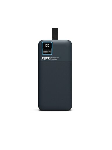 PORT CONNECT External USB-C battery integrated lamp | 30000 mAh | Blue PORT CONNECT External USB-C battery integrated lamp | 30000 mAh | Blue