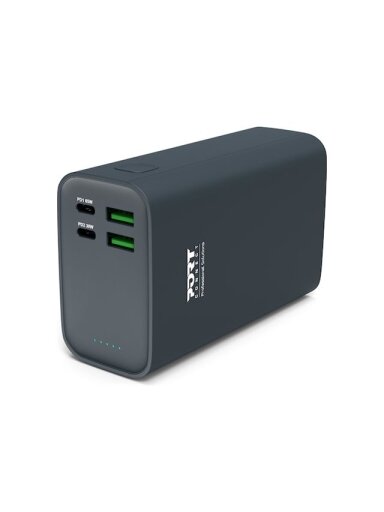 PORT CONNECT External USB-C battery PD | 26800 mAh | Blue PORT CONNECT External USB-C battery PD | 26800 mAh | Blue