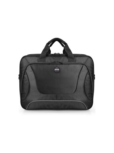 PORT DESIGNS | Courchevel | Fits up to size 15.6 " | Messenger - Briefcase | Black | Shoulder strap PORT DESIGNS | Courchevel | Fits up to size 15.6 " | Messenger - Briefcase | Black | Shoulder strap