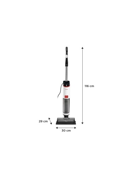 Polti Corded Steam Cleaner | RollySteam WD10 | Power 750 W | Water tank capacity 0.6 L | White/Black 1 Polti Corded Steam Cleaner | RollySteam WD10 | Power 750 W | Water tank capacity 0.6 L | White/Black 1