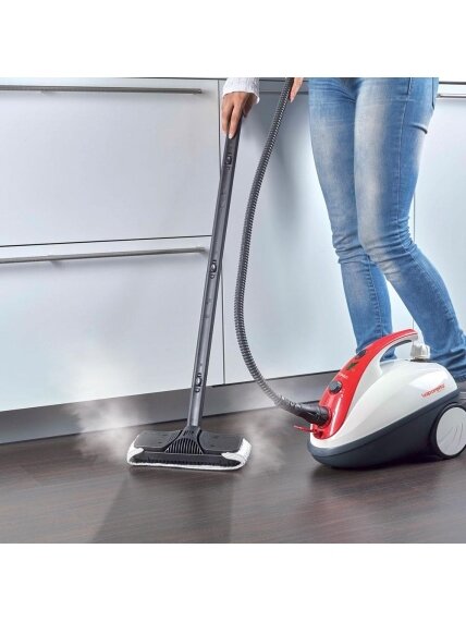 Polti | Steam cleaner | PTEU0268 Vaporetto Smart 30_R | Power 1800 W | Steam pressure 3 bar | Water tank capacity 1.6 L | White/Red 1 Polti | Steam cleaner | PTEU0268 Vaporetto Smart 30_R | Power 1800 W | Steam pressure 3 bar | Water tank capacity 1.6 L | White/Red 1
