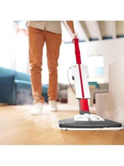 Polti | Steam mop with integrated portable cleaner | PTEU0306 Vaporetto SV650 Style 2-in-1 | Power 1500 W | Steam pressure Not Applicable bar | Water tank capacity 0.5 L | Red/White 3 Polti | Steam mop with integrated portable cleaner | PTEU0306 Vaporetto SV650 Style 2-in-1 | Power 1500 W | Steam pressure Not Applicable bar | Water tank capacity 0.5 L | Red/White 3