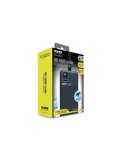 PORT CONNECT External USB-C battery integrated lamp | 30000 mAh | Blue 9 PORT CONNECT External USB-C battery integrated lamp | 30000 mAh | Blue 9