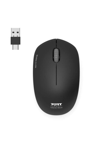 PORT CONNECT Mouse | Collection II | Wireless | 2.4 GHz | Black 1