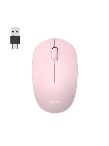PORT CONNECT Mouse | Collection II | Wireless | 2.4 GHz | Pink 4 PORT CONNECT Mouse | Collection II | Wireless | 2.4 GHz | Pink 4