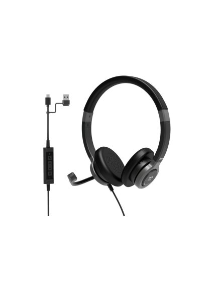 PORT CONNECT | Stereo USB Headphone PRO ON'R 300 | Wired | On-ear | Black | Noise canceling