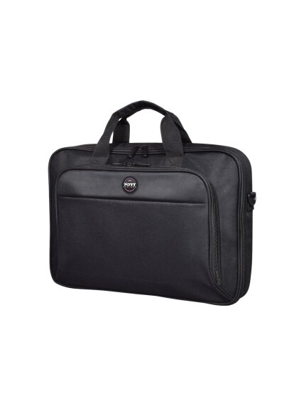 PORT DESIGNS | 105064 | HANOI II CLAMSHELL | Fits up to size 15.6 " | Messenger - Briefcase | Black | Shoulder strap 1 PORT DESIGNS | 105064 | HANOI II CLAMSHELL | Fits up to size 15.6 " | Messenger - Briefcase | Black | Shoulder strap 1