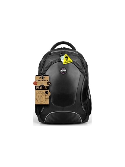 PORT DESIGNS | Courchevel | Fits up to size 15.6 " | Backpack | Black | Shoulder strap 3