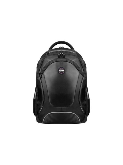 PORT DESIGNS | Courchevel | Fits up to size 17.3 " | Backpack | Black | Shoulder strap 3 PORT DESIGNS | Courchevel | Fits up to size 17.3 " | Backpack | Black | Shoulder strap 3