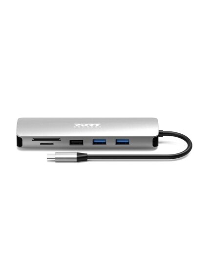 PORT DESIGNS Docking Type C 9 In 1 - 1 X 4K HDMI - Pd 85W - Retail Btoc Only | PORT CONNECT 1