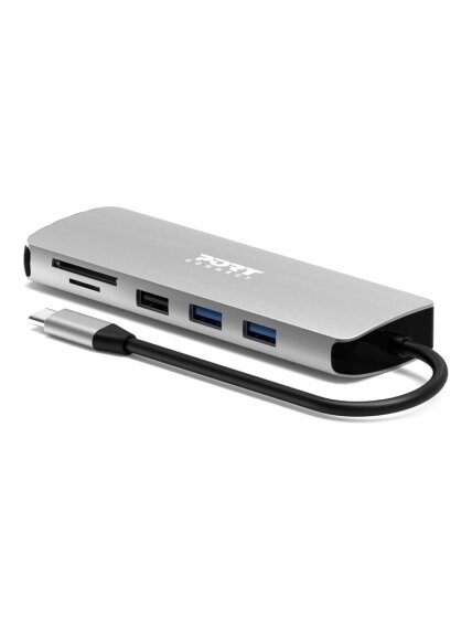 PORT DESIGNS Docking Type C 9 In 1 - 1 X 4K HDMI - Pd 85W - Retail Btoc Only | PORT CONNECT PORT DESIGNS Docking Type C 9 In 1 - 1 X 4K HDMI - Pd 85W - Retail Btoc Only | PORT CONNECT