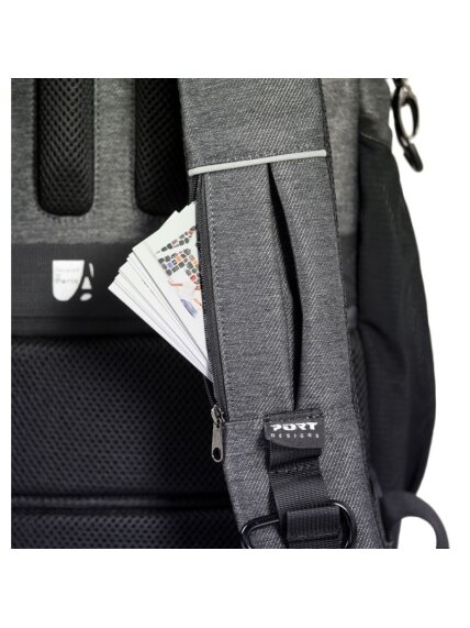 PORT DESIGNS Pro Montreal | Fits up to size 15.6/16 " | Backpack | Shoulder strap | Grey 10