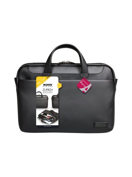 PORT DESIGNS | Zurich | Fits up to size 15.6 " | Messenger - Briefcase | Black | Shoulder strap 2 PORT DESIGNS | Zurich | Fits up to size 15.6 " | Messenger - Briefcase | Black | Shoulder strap 2