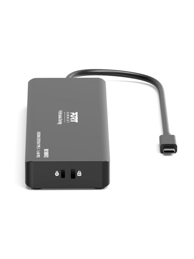 PORT DESIGNS Docking Station Type C - 1 X 4K Pro V2 | PORT CONNECT 4 PORT DESIGNS Docking Station Type C - 1 X 4K Pro V2 | PORT CONNECT 4