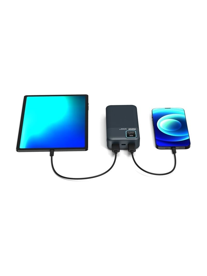 PORT CONNECT External USB-C battery | 20000 mAh | Blue 5 PORT CONNECT External USB-C battery | 20000 mAh | Blue 5