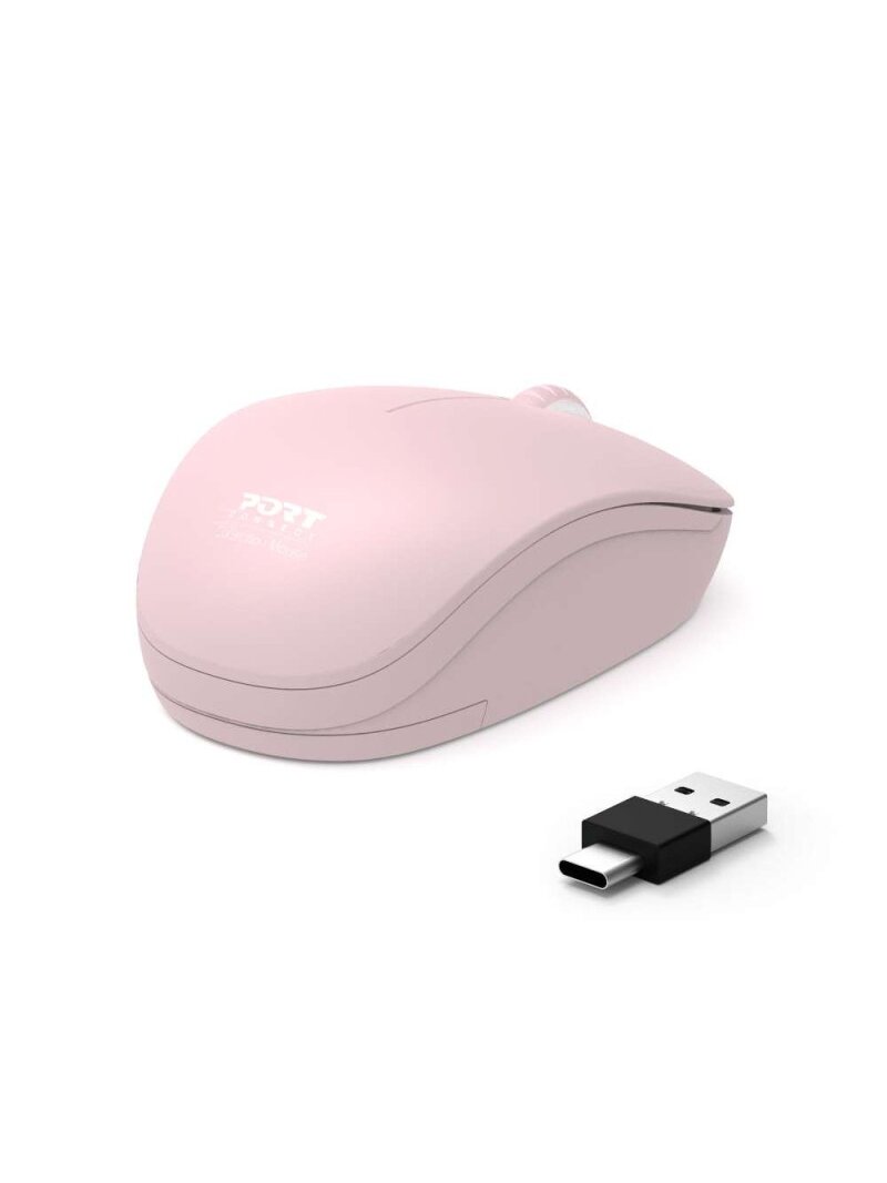 PORT CONNECT Mouse | Collection II | Wireless | 2.4 GHz | Pink 3 PORT CONNECT Mouse | Collection II | Wireless | 2.4 GHz | Pink 3