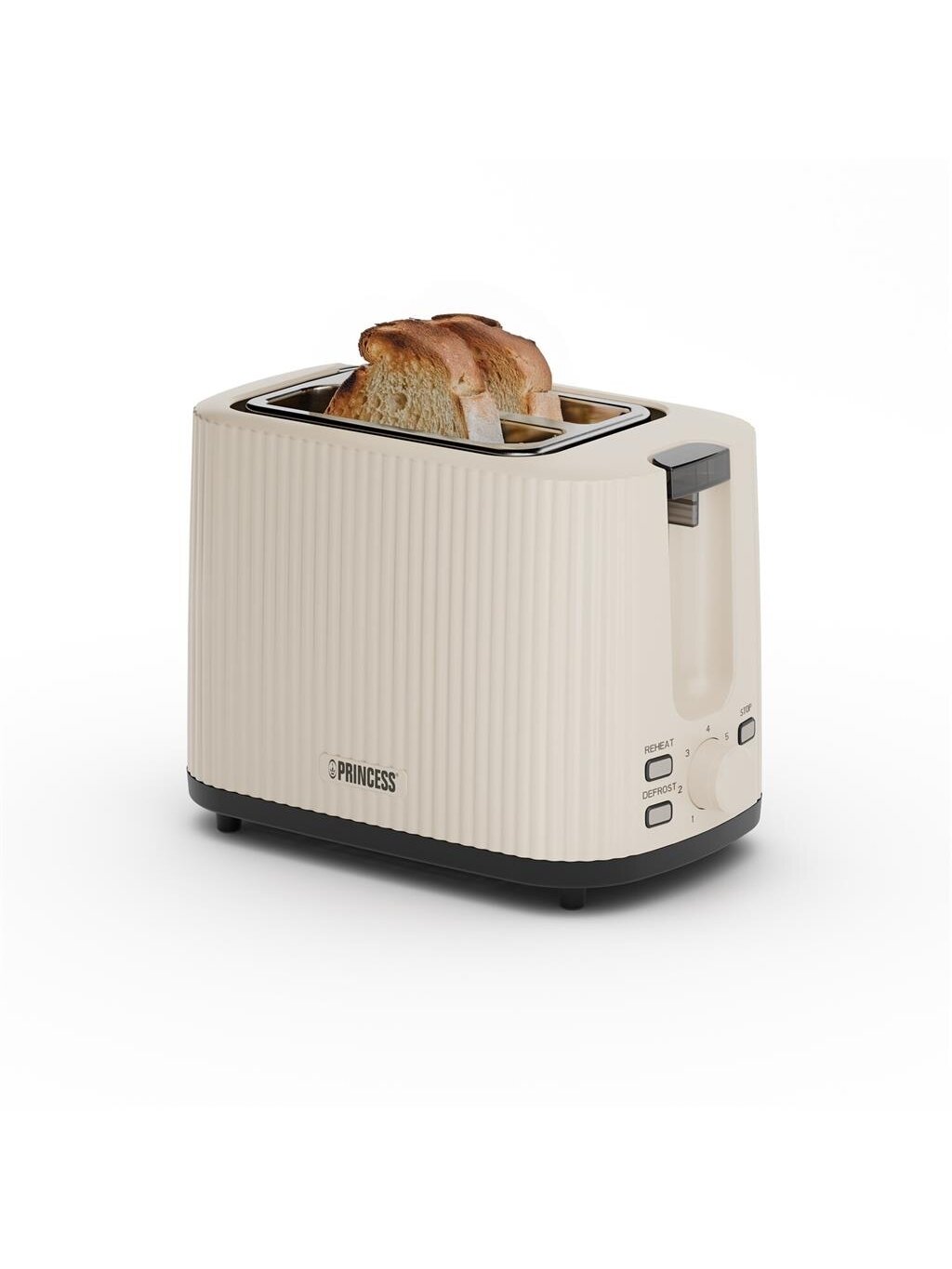 Princess Wave Toaster | 142337 | Power 930 W | Number of slots 2 | Housing material Plastic | Beige 1