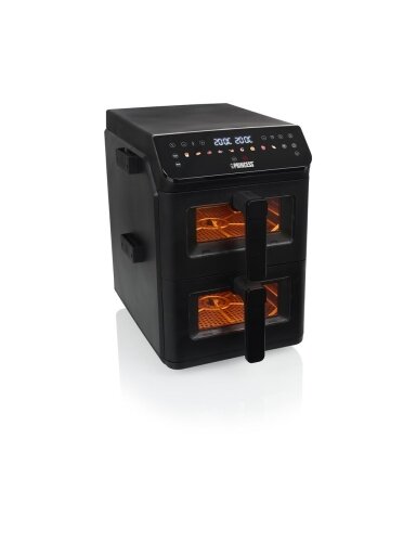 Princess Double Stack Airfryer | 182490 | Power 3000 W | Capacity 11.2 L | Black