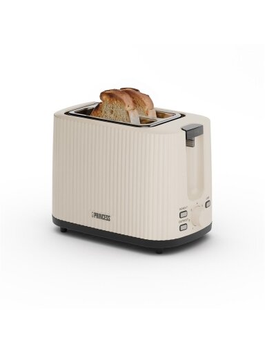 Princess Wave Toaster | 142337 | Power 930 W | Number of slots 2 | Housing material Plastic | Beige