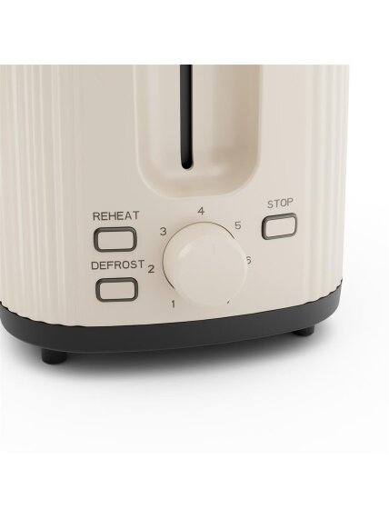 Princess Wave Toaster | 142337 | Power 930 W | Number of slots 2 | Housing material Plastic | Beige 2