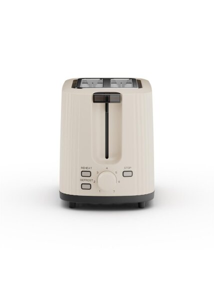 Princess Wave Toaster | 142337 | Power 930 W | Number of slots 2 | Housing material Plastic | Beige 4
