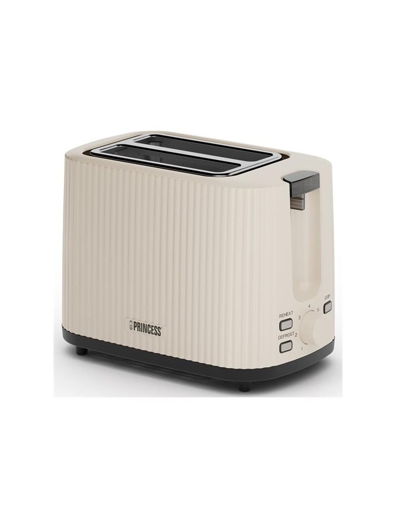 Princess Wave Toaster | 142337 | Power 930 W | Number of slots 2 | Housing material Plastic | Beige