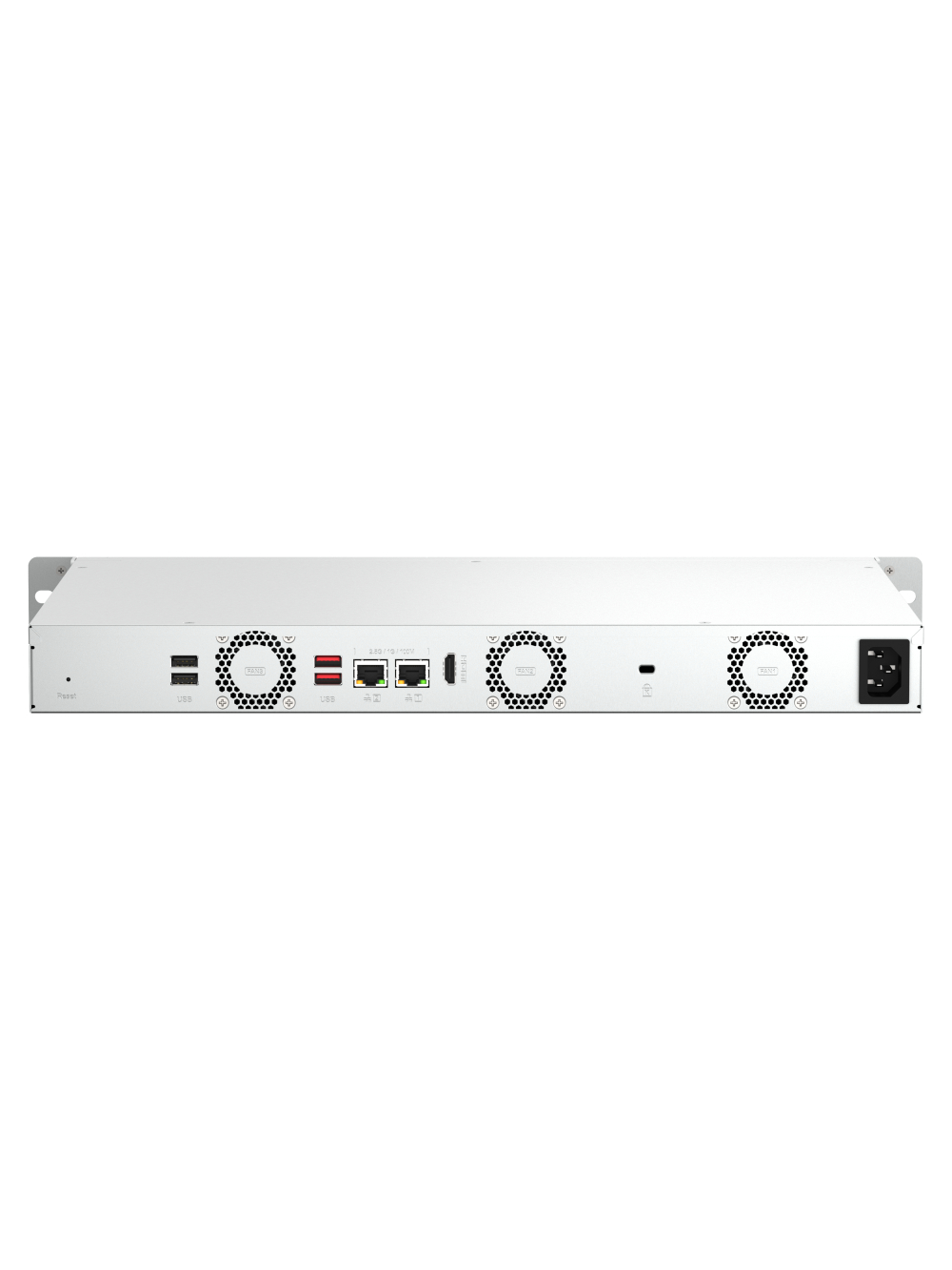 QNAP 1U Short Depth Rackmount 2.5GbE NAS | TS-464eU-8G | Intel Celeron | N5095 | 8 GB | DDR4 3