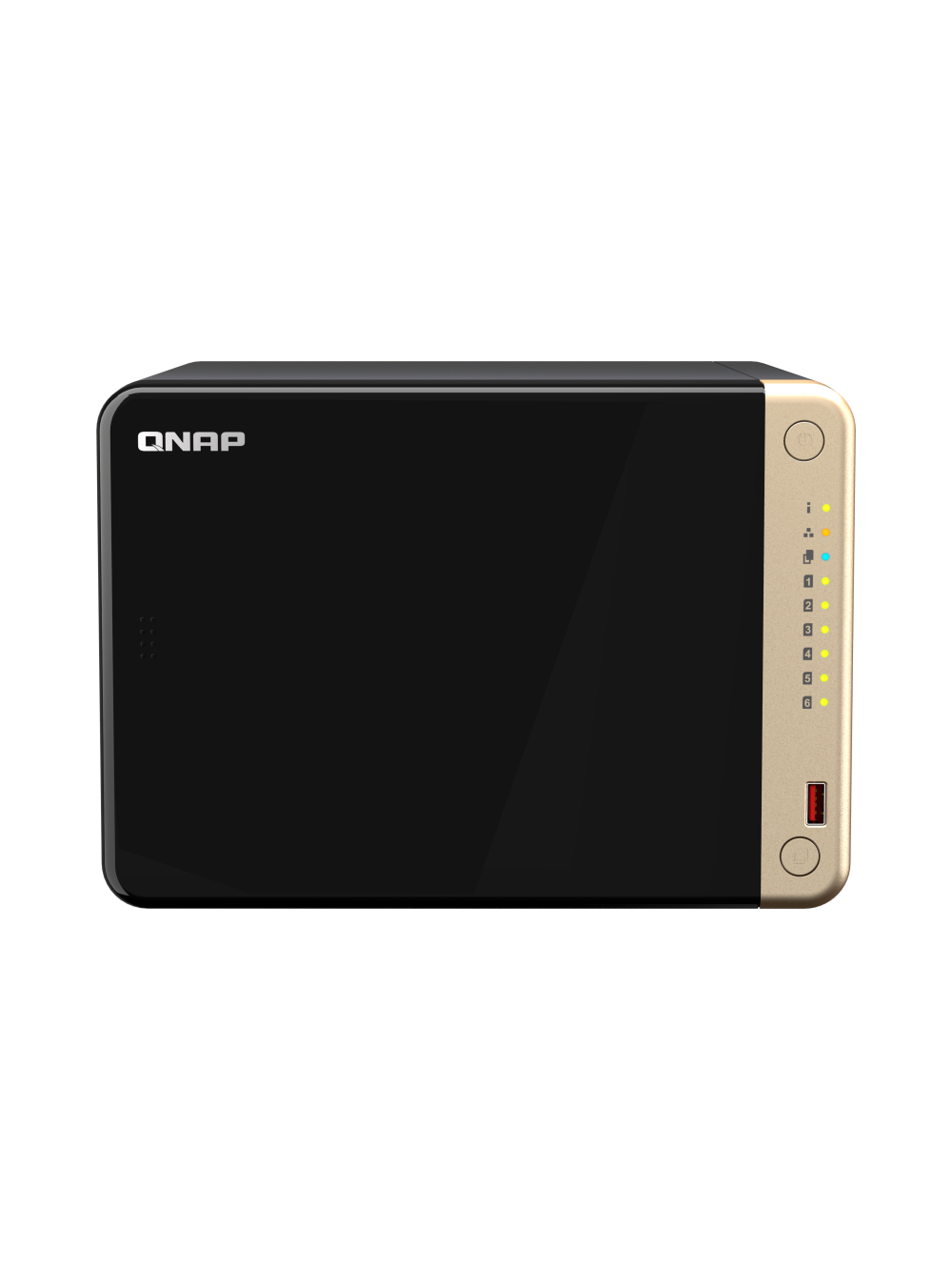 QNAP | 6-Bay desktop NAS | TS-664-8G | Intel Celeron | N5095 4-core | Processor frequency 2.9 GHz | 8 GB | DDR4 1 QNAP | 6-Bay desktop NAS | TS-664-8G | Intel Celeron | N5095 4-core | Processor frequency 2.9 GHz | 8 GB | DDR4 1
