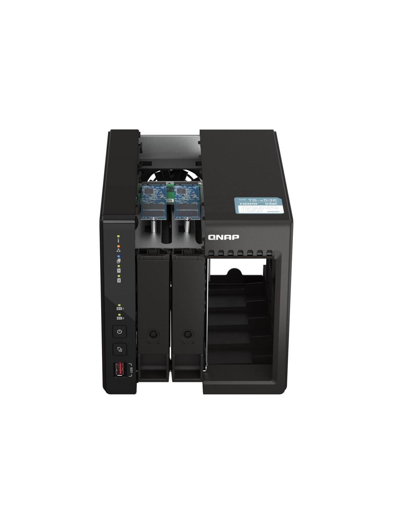 QNAP | 2-Bay desktop NAS | TS-253E-8G | Intel Celeron | J6412 4-core | Processor frequency 2.6 GHz | 8 GB 5 QNAP | 2-Bay desktop NAS | TS-253E-8G | Intel Celeron | J6412 4-core | Processor frequency 2.6 GHz | 8 GB 5