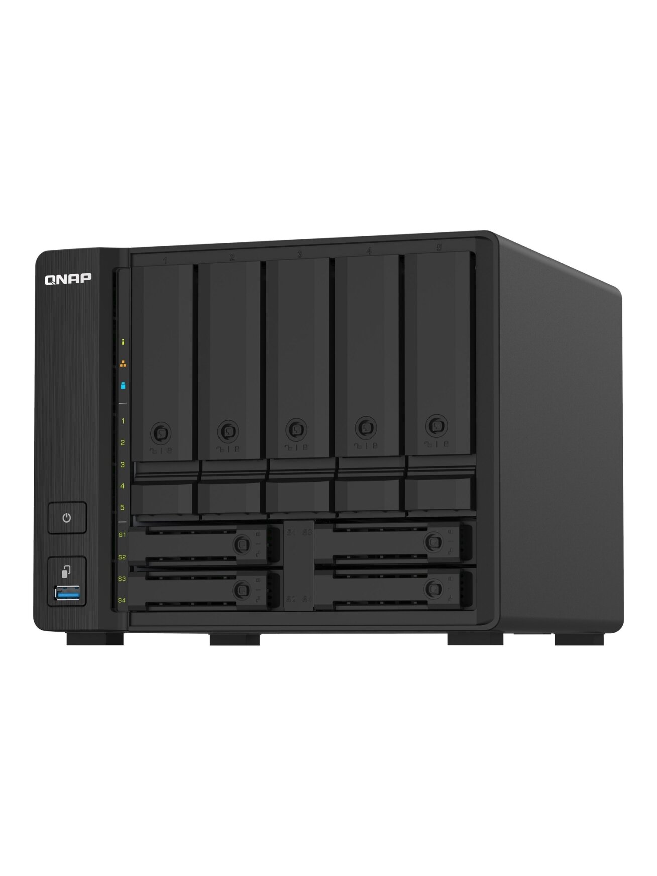 QNAP | 9-Bay QTS NAS | TS-932PX-4G | Up to 9 HDD/SSD Hot-Swap | AnnapurnaLabs Alpine | AL324 ARM Cortex-A57 Quad-Core | Processor frequency 1.7 GHz | 4 GB | DDR4 QNAP | 9-Bay QTS NAS | TS-932PX-4G | Up to 9 HDD/SSD Hot-Swap | AnnapurnaLabs Alpine | AL324 ARM Cortex-A57 Quad-Core | Processor frequency 1.7 GHz | 4 GB | DDR4