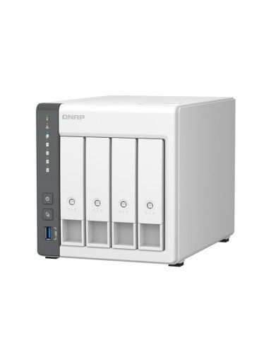 QNAP | 4 Bay ARM | TS-433-4G | Cortex-A55 | ARM 4-core | Processor frequency 2.0 GHz | 4 GB | On board (non-expandable)