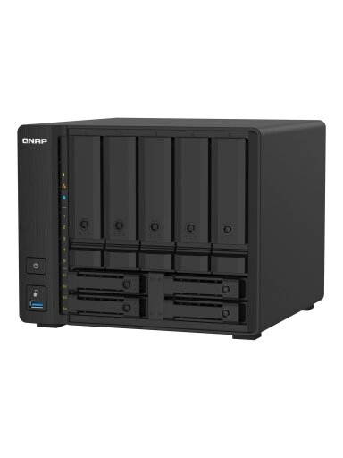 QNAP | 9-Bay QTS NAS | TS-932PX-4G | Up to 9 HDD/SSD Hot-Swap | AnnapurnaLabs Alpine | AL324 ARM Cortex-A57 Quad-Core | Processor frequency 1.7 GHz | 4 GB | DDR4