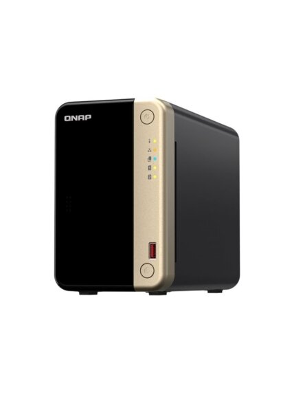 QNAP | 2-Bay desktop NAS | TS-264-8G | Intel Celeron | N5095 4-core | Processor frequency 2.9 GHz | 8 GB QNAP | 2-Bay desktop NAS | TS-264-8G | Intel Celeron | N5095 4-core | Processor frequency 2.9 GHz | 8 GB