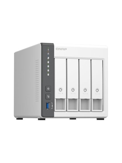 QNAP | 4 Bay ARM | TS-433-4G | Cortex-A55 | ARM 4-core | Processor frequency 2.0 GHz | 4 GB | On board (non-expandable) 4 QNAP | 4 Bay ARM | TS-433-4G | Cortex-A55 | ARM 4-core | Processor frequency 2.0 GHz | 4 GB | On board (non-expandable) 4