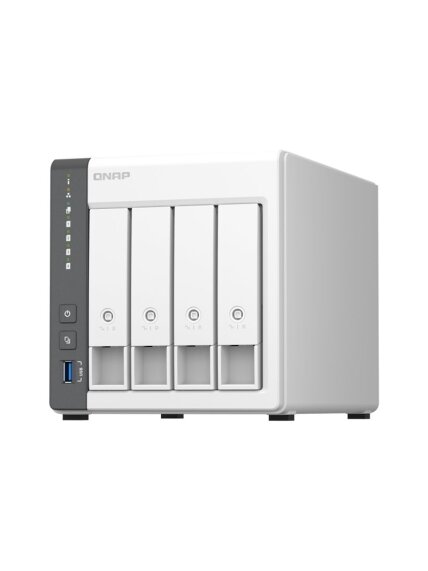 QNAP | 4 Bay ARM | TS-433-4G | Cortex-A55 | ARM 4-core | Processor frequency 2.0 GHz | 4 GB | On board (non-expandable) QNAP | 4 Bay ARM | TS-433-4G | Cortex-A55 | ARM 4-core | Processor frequency 2.0 GHz | 4 GB | On board (non-expandable)