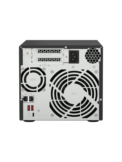 QNAP | 4-Bay QTS and QuTS hero NAS | TS-473A-8G | Up to 4 HDD/SSD Hot-Swap | AMD Ryzen | Ryzen V1500B Quad-Core | Processor frequency 2.2 GHz | 8 GB | DDR4 5