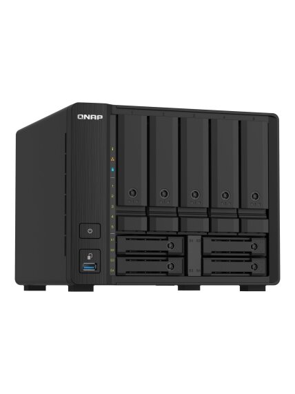 QNAP | 9-Bay QTS NAS | TS-932PX-4G | Up to 9 HDD/SSD Hot-Swap | AnnapurnaLabs Alpine | AL324 ARM Cortex-A57 Quad-Core | Processor frequency 1.7 GHz | 4 GB | DDR4 3