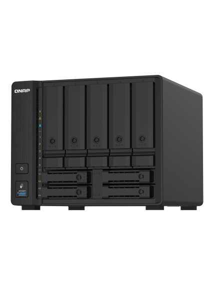QNAP | 9-Bay QTS NAS | TS-932PX-4G | Up to 9 HDD/SSD Hot-Swap | AnnapurnaLabs Alpine | AL324 ARM Cortex-A57 Quad-Core | Processor frequency 1.7 GHz | 4 GB | DDR4 QNAP | 9-Bay QTS NAS | TS-932PX-4G | Up to 9 HDD/SSD Hot-Swap | AnnapurnaLabs Alpine | AL324 ARM Cortex-A57 Quad-Core | Processor frequency 1.7 GHz | 4 GB | DDR4