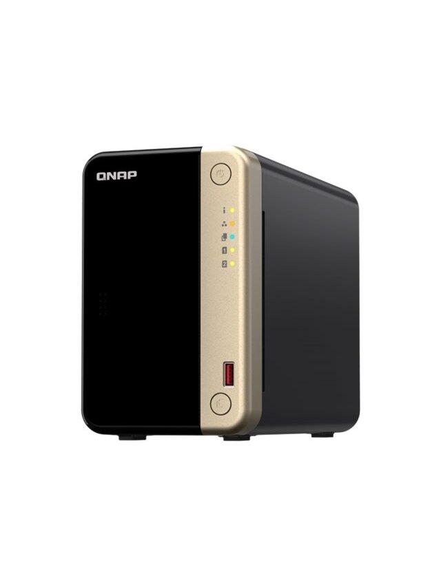 QNAP | 2-Bay desktop NAS | TS-264-8G | Intel Celeron | N5095 4-core | Processor frequency 2.9 GHz | 8 GB QNAP | 2-Bay desktop NAS | TS-264-8G | Intel Celeron | N5095 4-core | Processor frequency 2.9 GHz | 8 GB