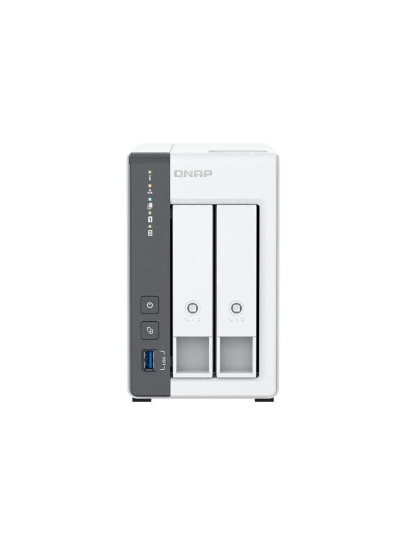 QNAP 2-bay 2.5 GbE NAS with Integrated NPU | TS-216G | ARM 4-core | Cortex-A55 | Processor frequency 2.0 GHz | 4 GB 1 QNAP 2-bay 2.5 GbE NAS with Integrated NPU | TS-216G | ARM 4-core | Cortex-A55 | Processor frequency 2.0 GHz | 4 GB 1
