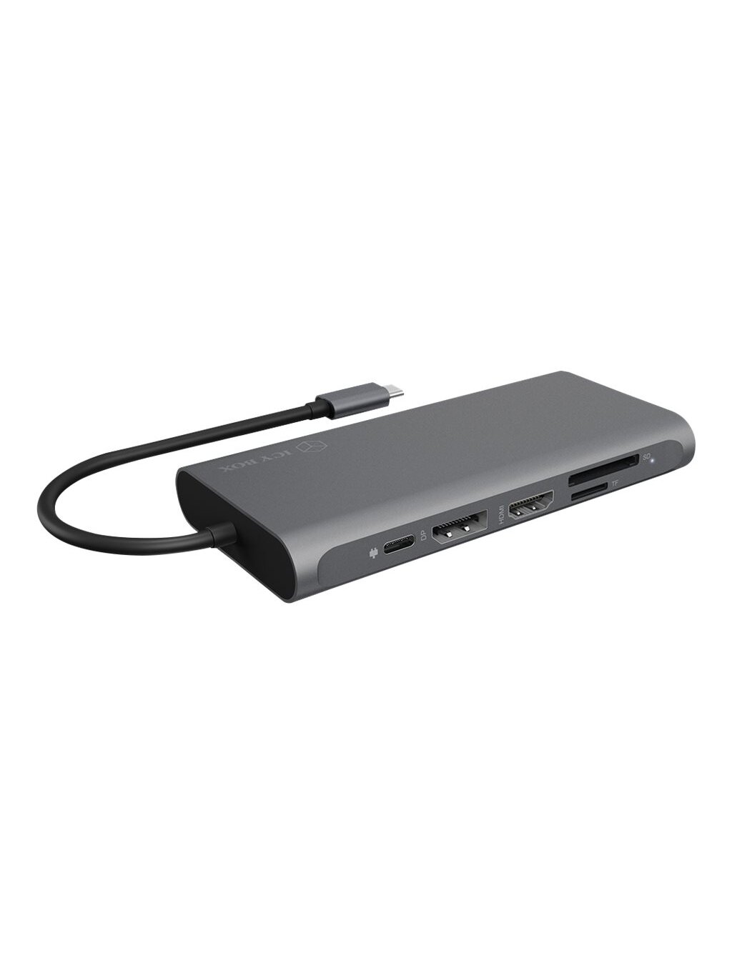 Raidsonic | 12-in-1 USB Type-C dock with PD 100W | BOX IB-DK4050-CPD | Dock | Ethernet LAN (RJ-45) ports 1 | USB 3.0 (3.1 Gen 1) Type-C ports quantity 1 | USB 3.0 (3.1 Gen 1) ports quantity 2 | HDMI ports quantity 2 | Ethernet LAN 2