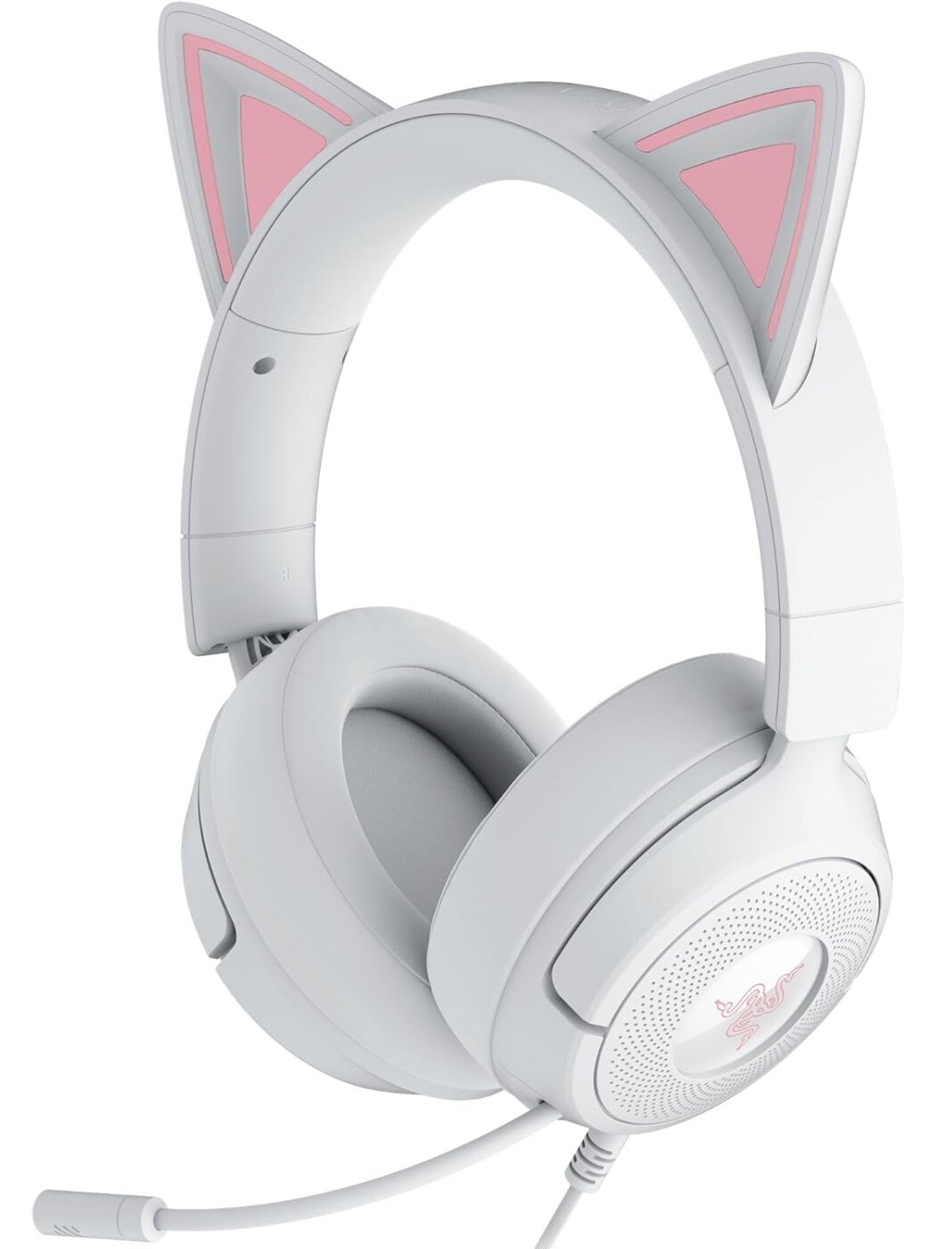 Razer Gaming Headset | Kraken Kitty V3 X | Wired | Over-Ear | Microphone | White