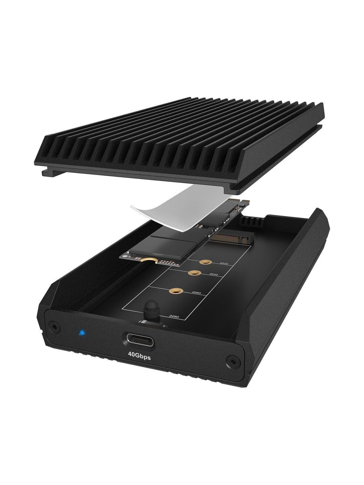 Raidsonic Enclosure M.2 40 Gbps | IB-1920M-C42 1 Raidsonic Enclosure M.2 40 Gbps | IB-1920M-C42 1