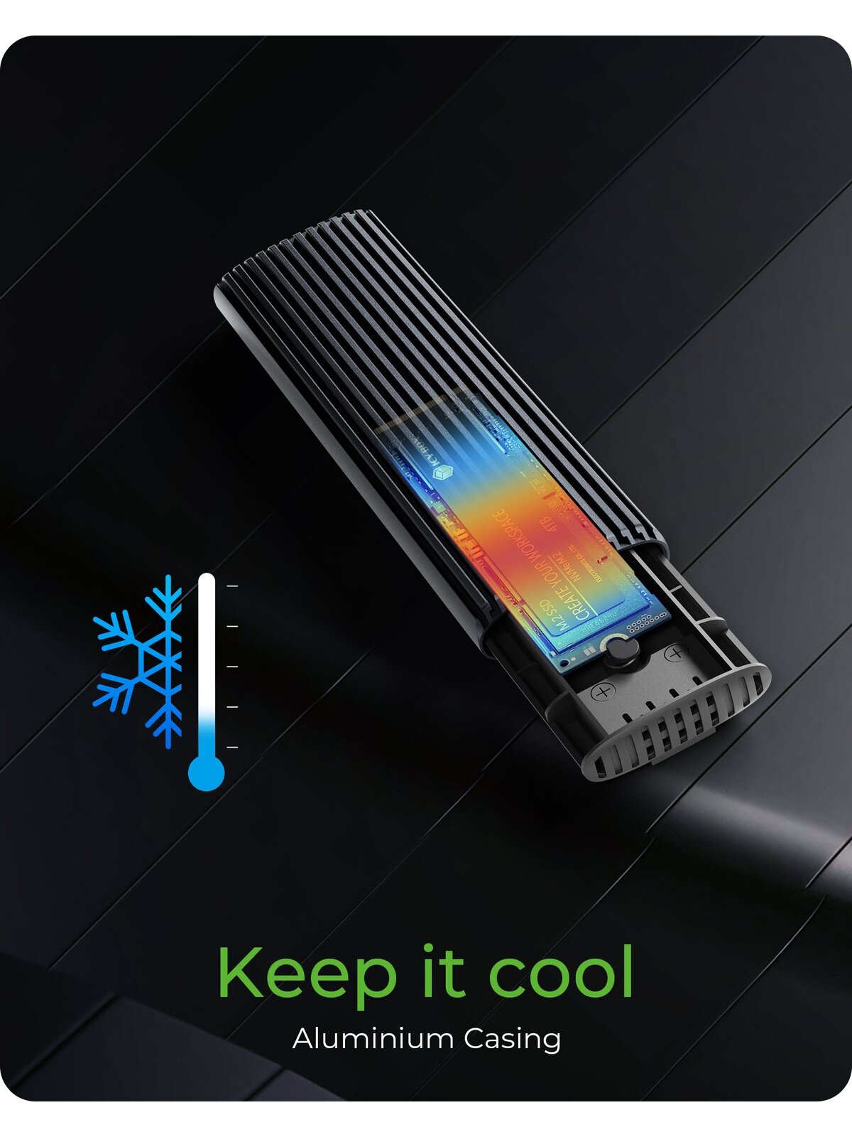 Raidsonic | M.2 NVMe and SATA SSD Enclosure via USB Type-C | IB-1808MCT-CU31 2 Raidsonic | M.2 NVMe and SATA SSD Enclosure via USB Type-C | IB-1808MCT-CU31 2