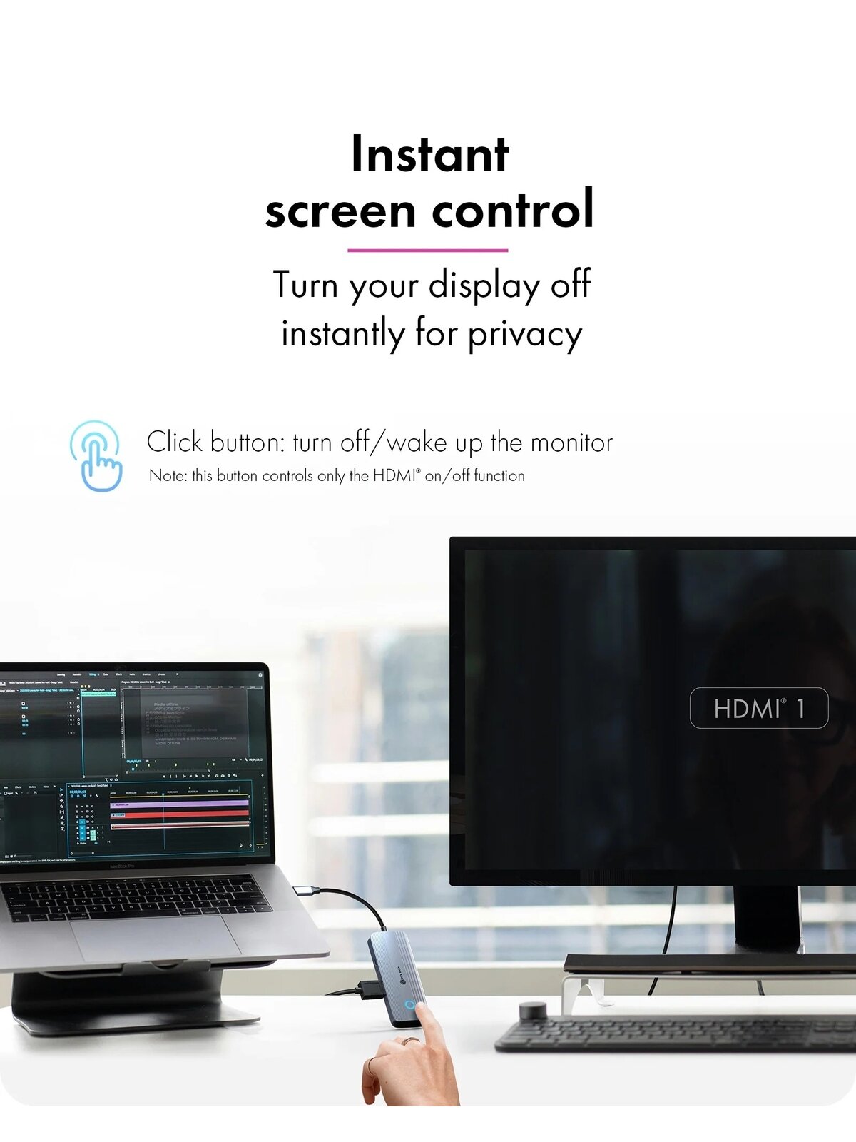Raidsonic Spade Dock 4081 (Off-Screen Button) | IB-DK4081-SO 2 Raidsonic Spade Dock 4081 (Off-Screen Button) | IB-DK4081-SO 2