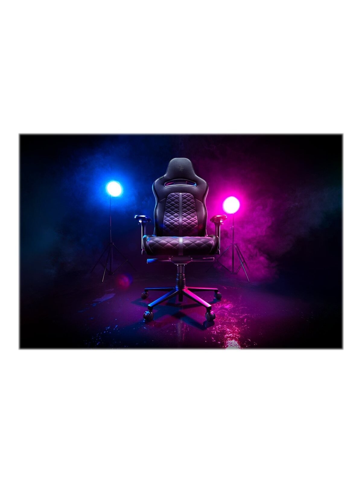 Razer Enki Ergonomic Gaming Chair EPU Synthetic Leather; Steel | Black 2 Razer Enki Ergonomic Gaming Chair EPU Synthetic Leather; Steel | Black 2